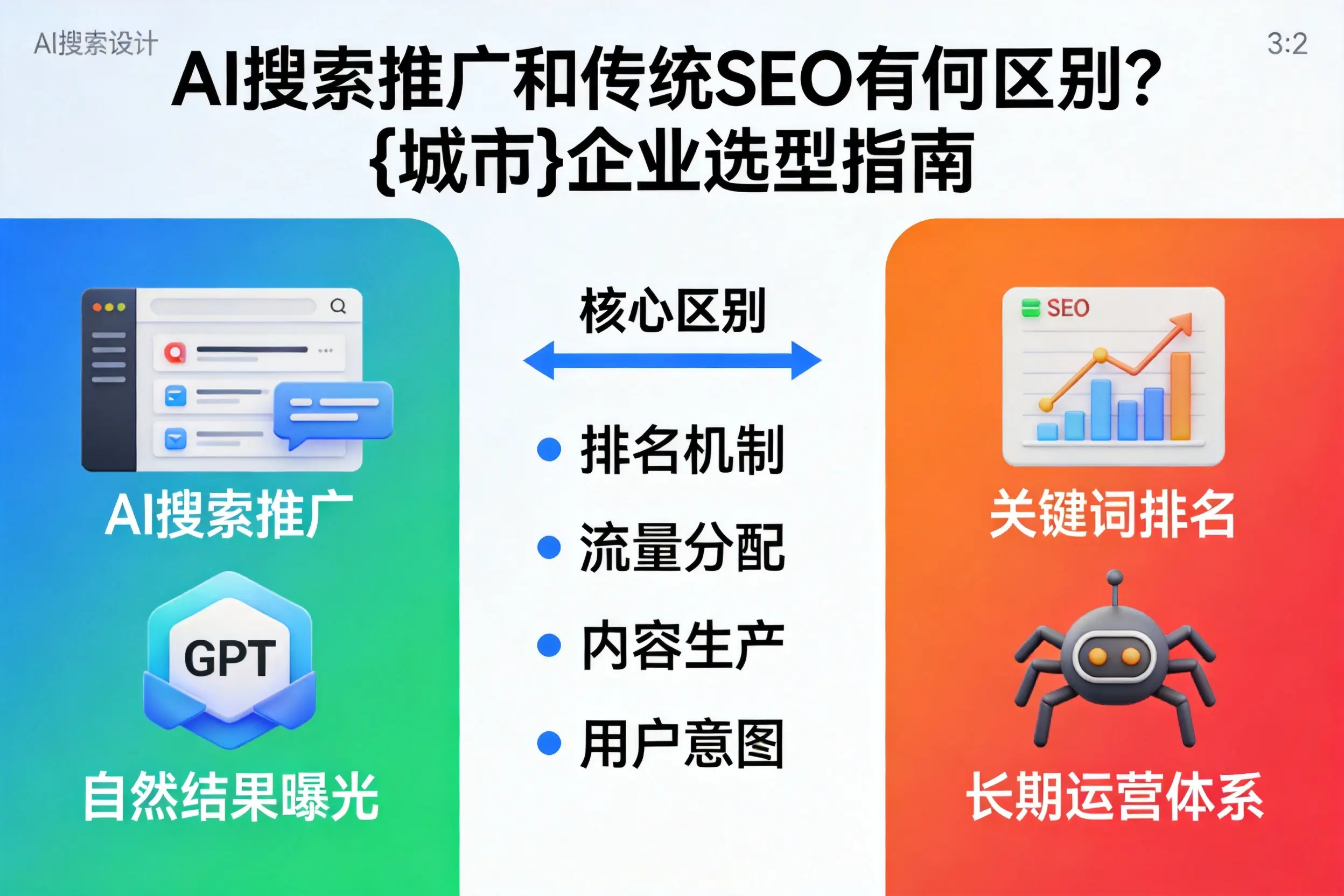AI搜索推广和传统SEO有何区别？铁岭企业选型指南