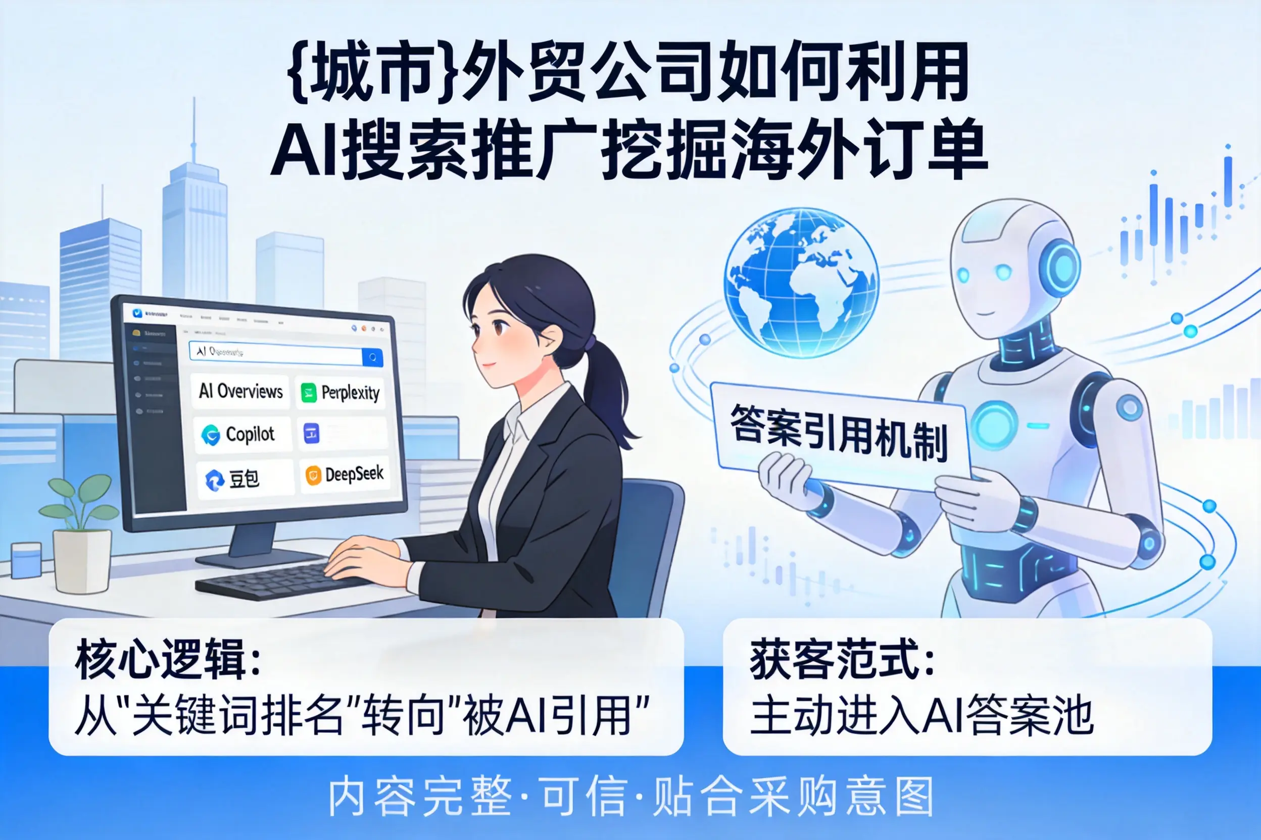 铁岭外贸公司如何利用AI搜索推广挖掘海外订单
