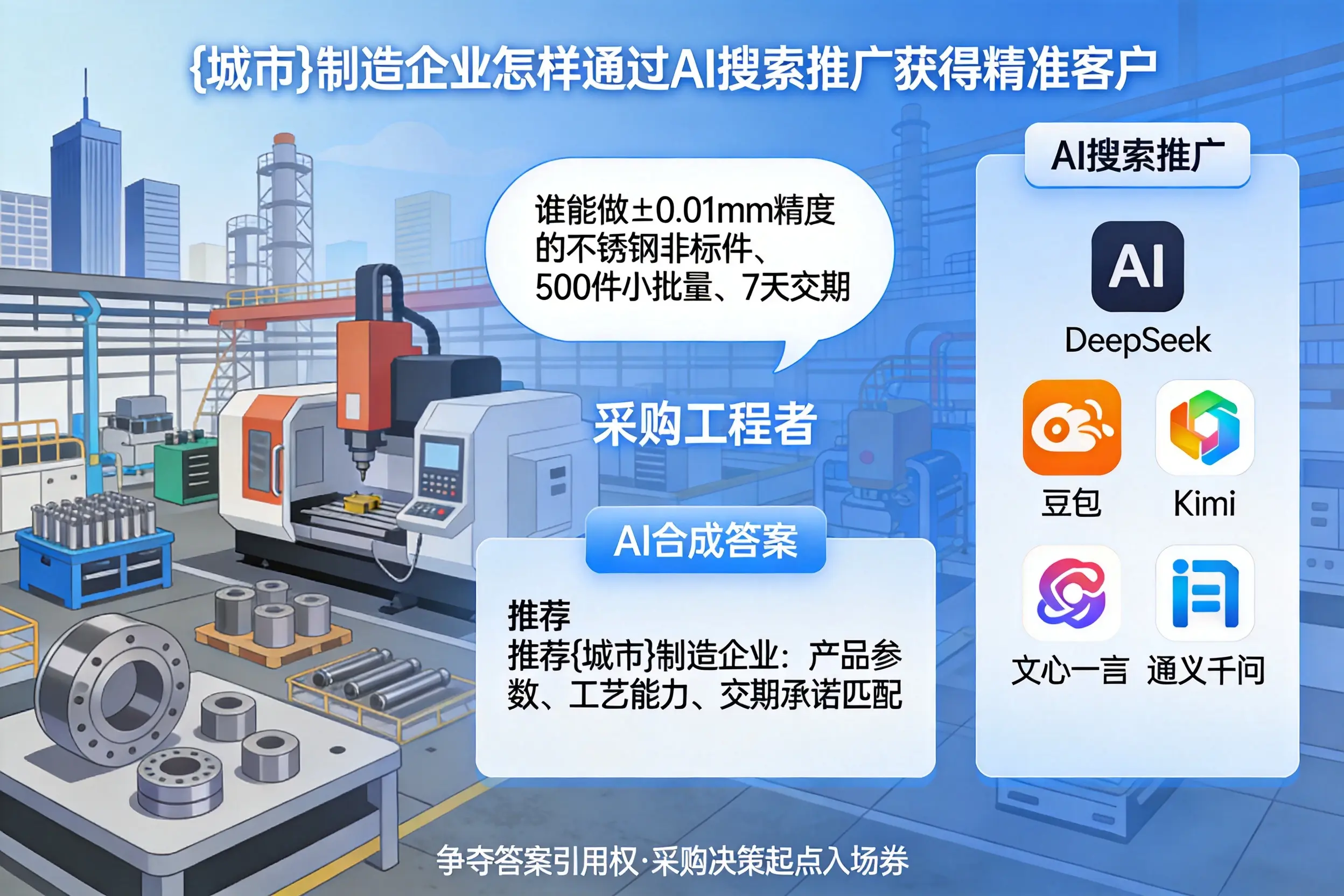 铁岭制造企业怎样通过AI搜索推广获得精准客户