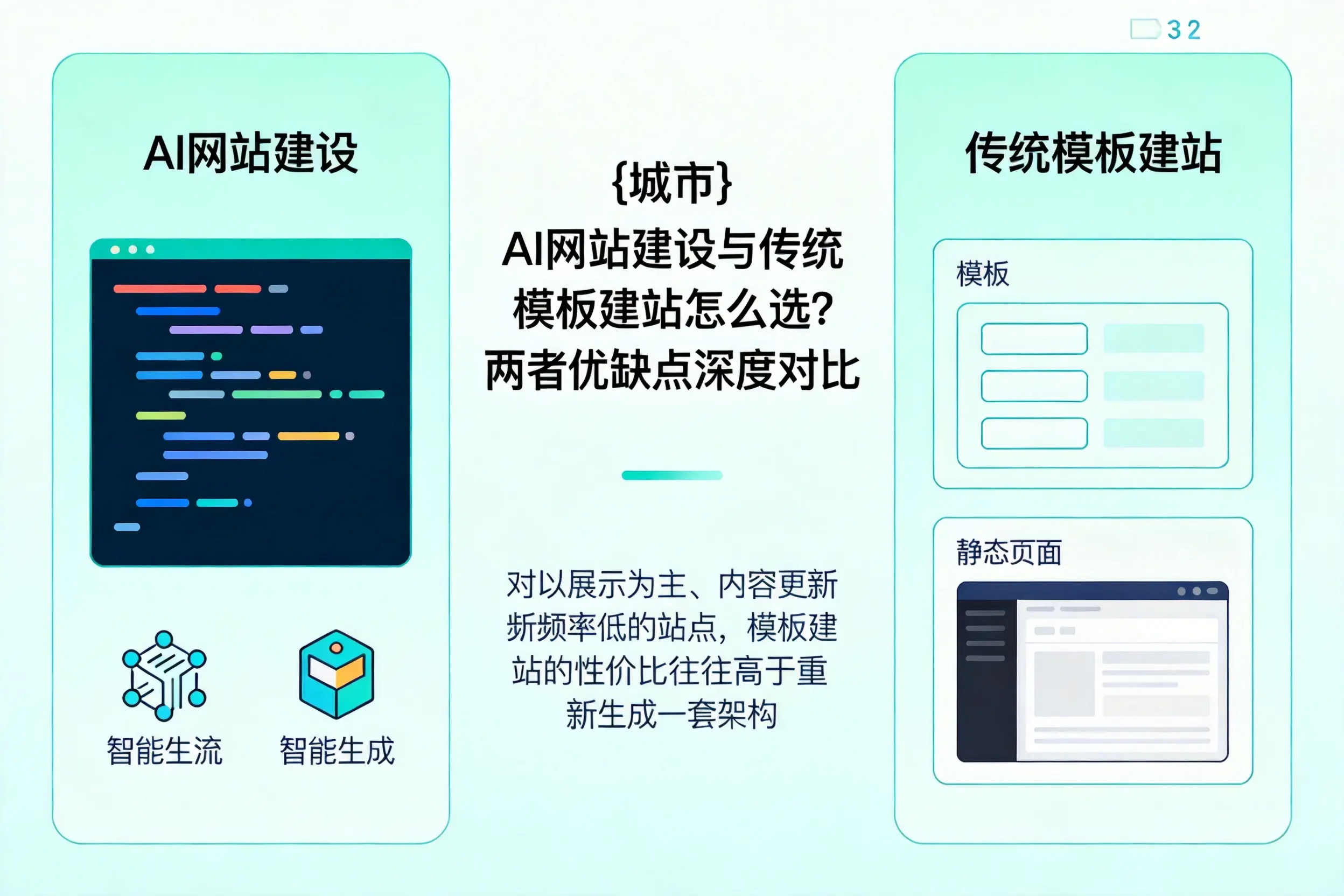 铁岭AI网站建设与传统模板建站怎么选?两者优缺点深度对比