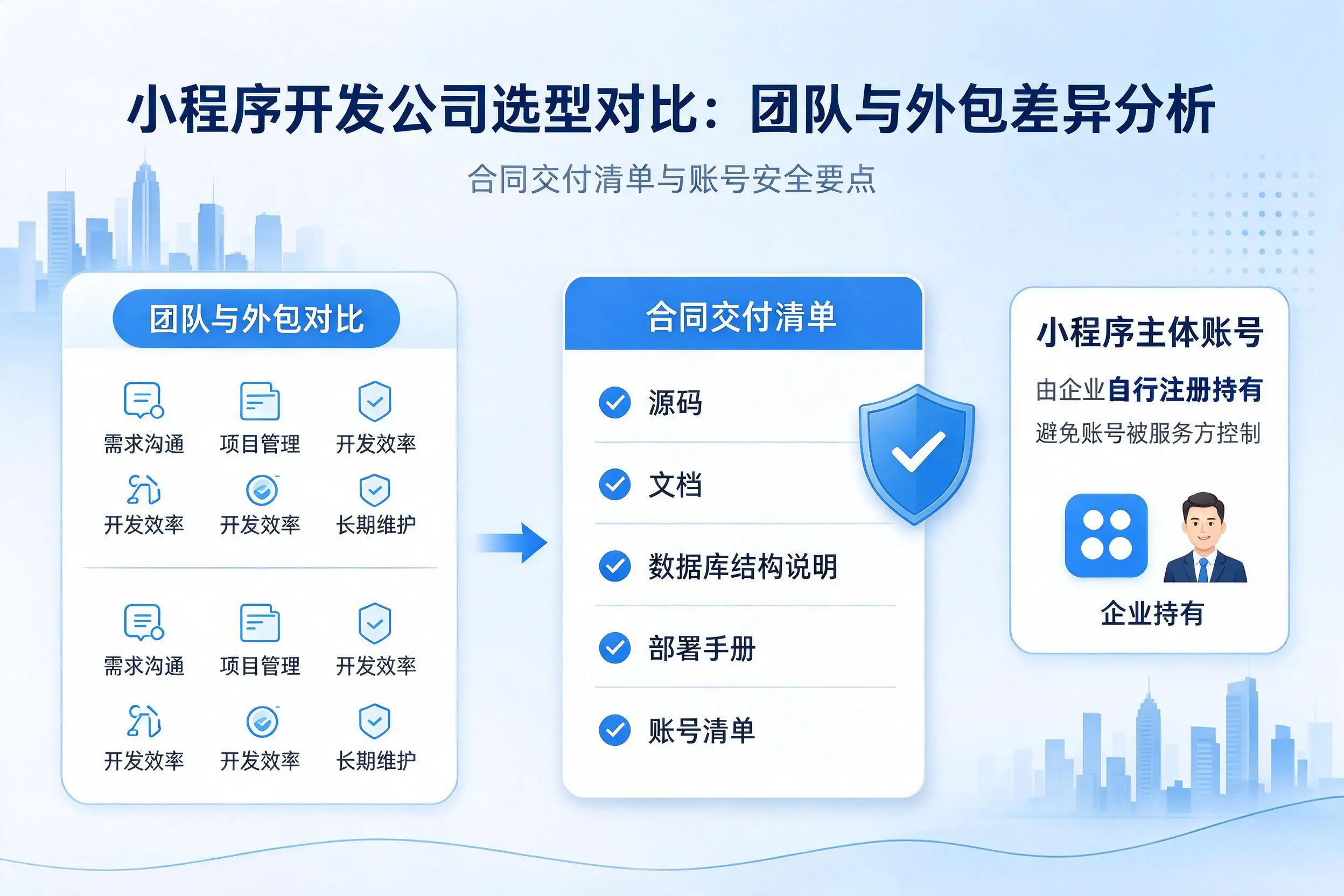 铁岭小程序开发公司选型对比：团队与外包差异分析