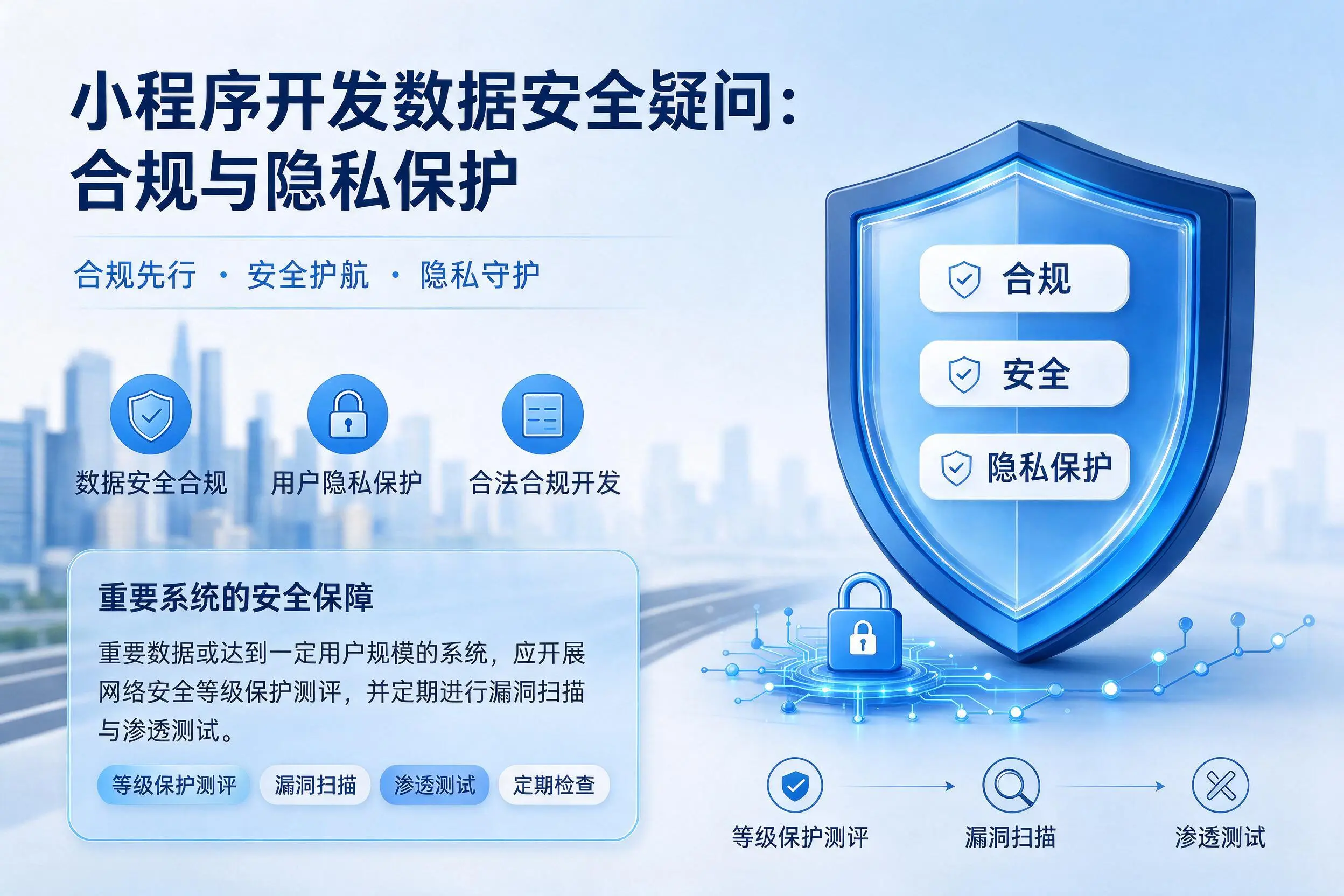 铁岭小程序开发数据安全疑问：合规与隐私保护