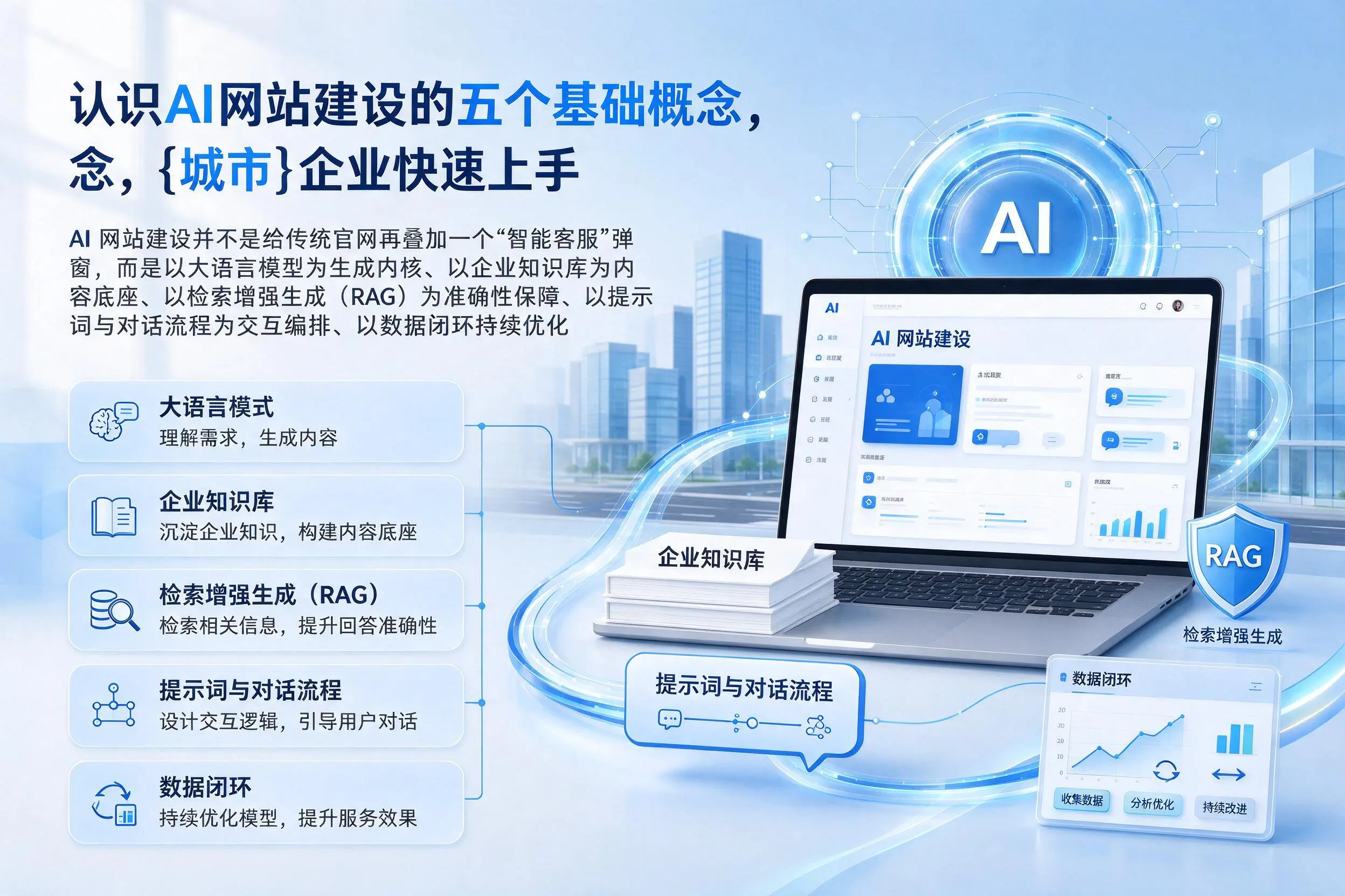 认识AI网站建设的五个基础概念，铁岭企业快速上手