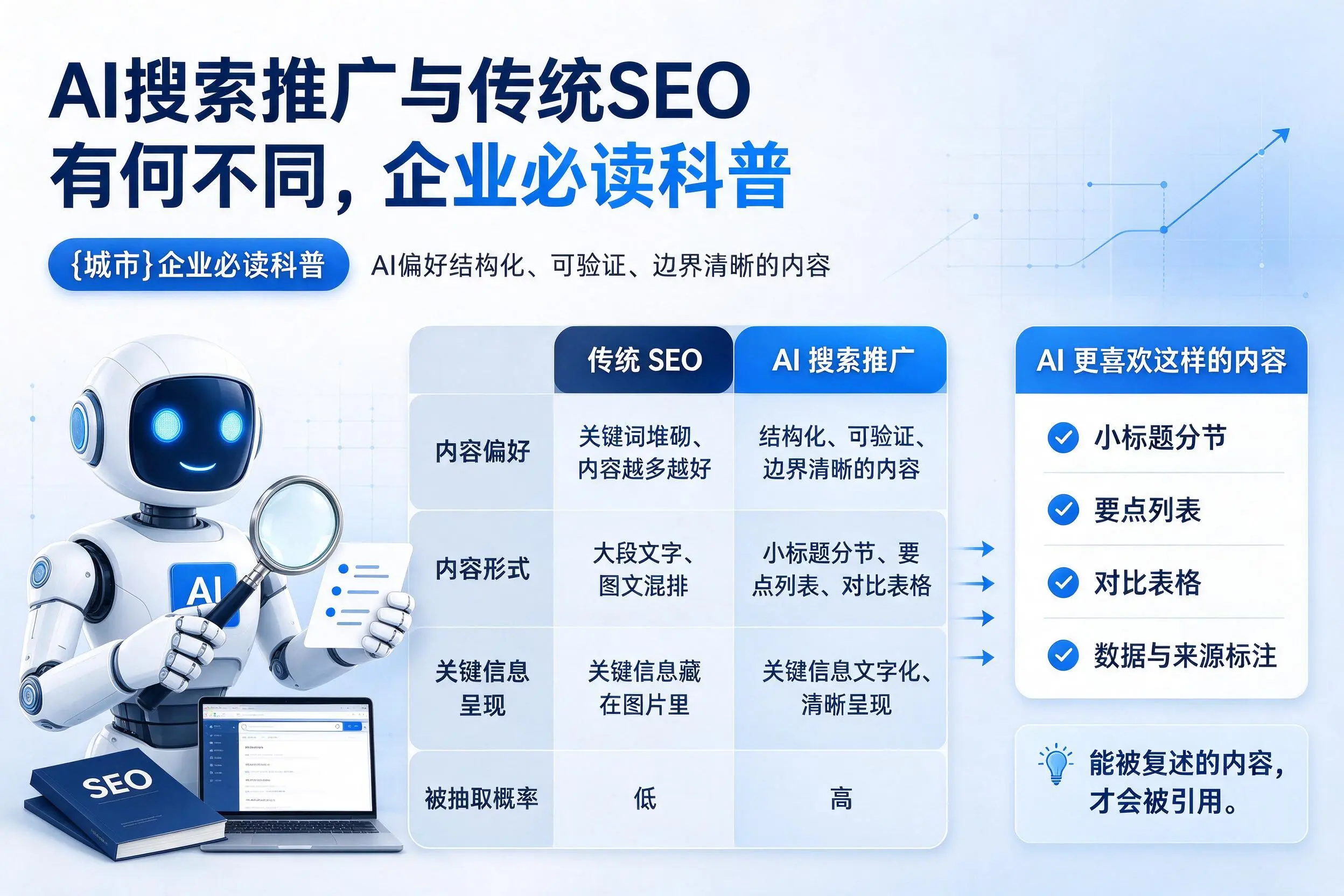 AI搜索推广与传统SEO有何不同，铁岭企业必读科普